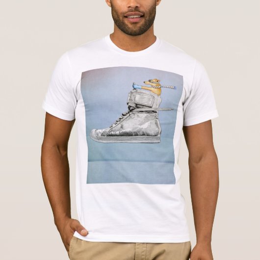 Dog Driving Shoe Mannen T-shirt (Voorkant)