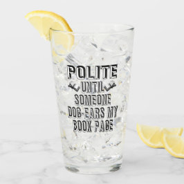 Dog Ear Books Humor Glas