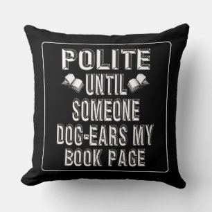 Dog Ear Books Humor Kussen