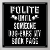 Dog Ear Books Humor Poster (Voorkant)