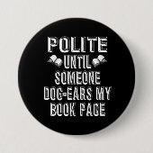 Dog Ear Books Humor Ronde Button 7,6 Cm (Voorkant)