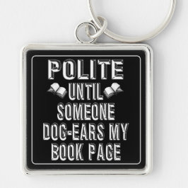 Dog Ear Books Humor Sleutelhanger