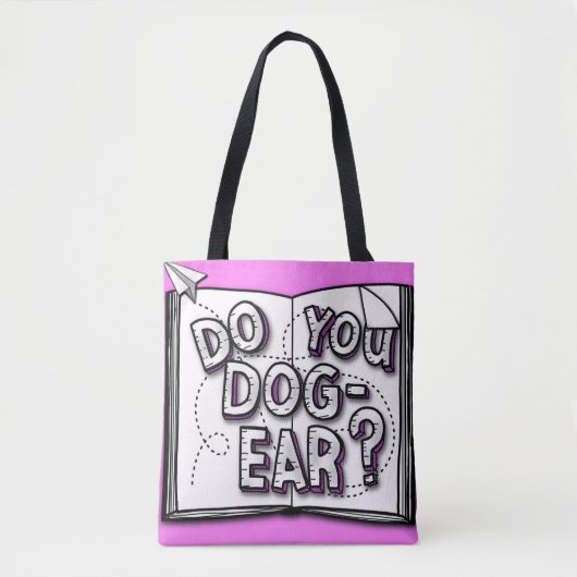 Dog Ear Canvas tas (Voorkant)