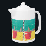 Dog ears and pepper theepot<br><div class="desc">An unusual and funny teapot with dog's ears and colorful pepper for the good mood, it makes everyone smile. Wonderful creative gift for dog lovers!</div>