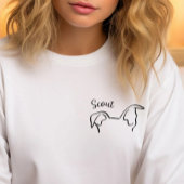 Dog Ears Shirt, Whippet Pap Trui