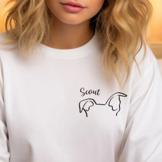 Dog Ears Shirt, Whippet Pap Trui