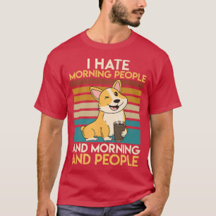 Dog Eigenaar Corgi Eigenaar Coffee Coffee Drinker T-shirt