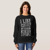 Dog Eigenaar ik hou van Coffee My Cavapoo en missc Trui (Voorkant volledig)