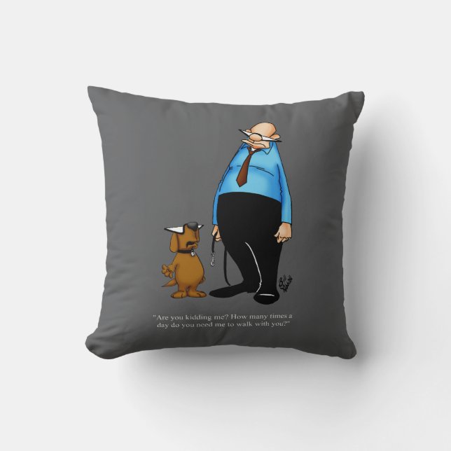 Dog Eigenaars Humoureuze Pillow Gift Kussen (Voorkant)