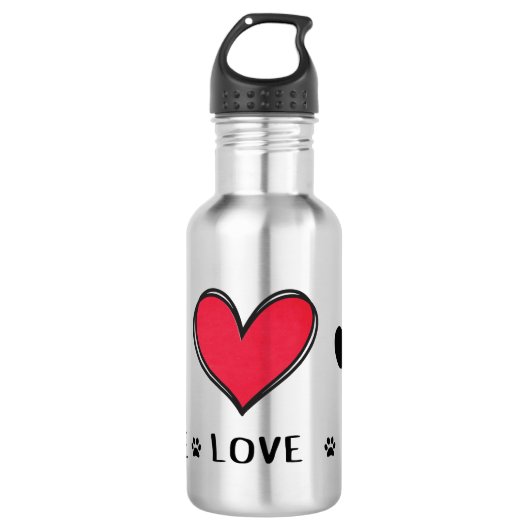 Dog-eigenaars Waterfles (Voorkant)