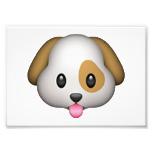 Dog - Emoji Foto Afdruk