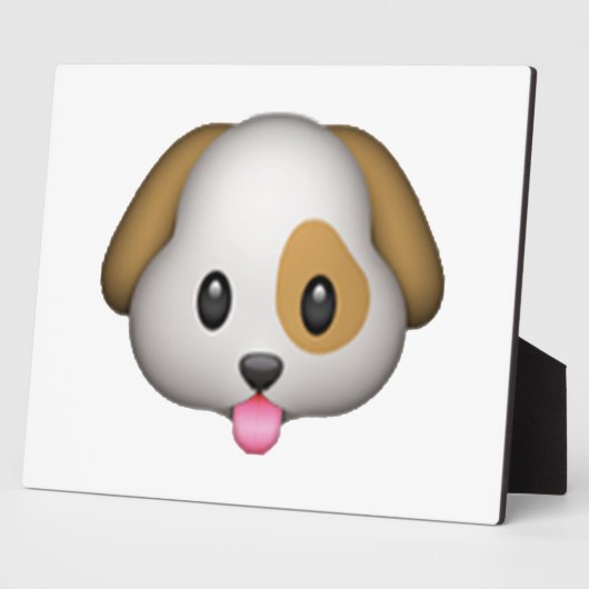 Dog - Emoji Fotoplaat (Zijkant)