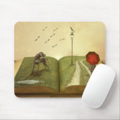 Dog en boek muismat (Met muis)