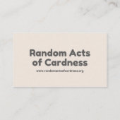 Dog en Cat Hugging Mailable Hug Insert-kaarten Contactkaartje (Achterkant)