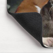 Dog en Cat Mousepad Muismat (Hoek)