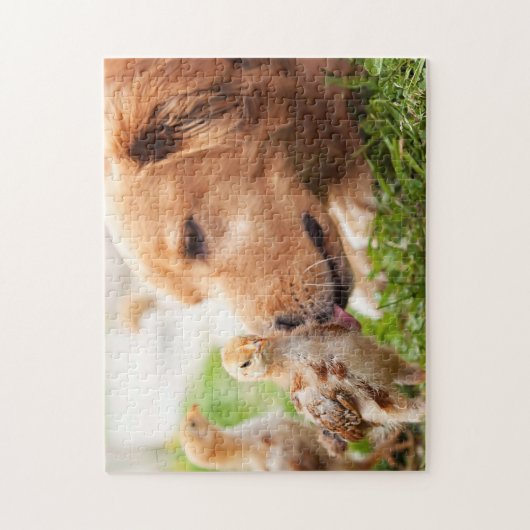 Dog en Chick Legpuzzel (Verticaal)
