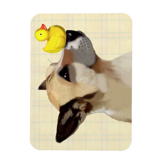 Dog en Duck Magneet (Verticaal)