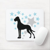 Dog en een Ster Hart Muismat (Met muis)