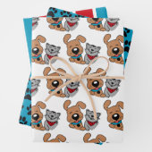 Dog- en kattenbakpapiervelset inpakpapier vel (In situ)