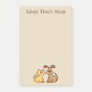 Dog- en kattennota's post-it® notes