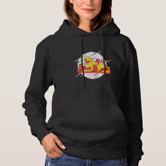 Dog en Kitten Hoodie (Voorkant)