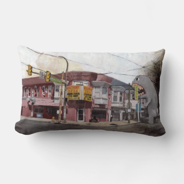 Dog en Monster Pillow Kussen (Voorkant)