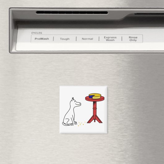 Dog en Pie Magneet (Insitu (Vaatwasser))