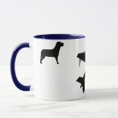 Dog en vliegtuig mok (Links)