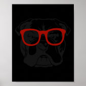 Dog English Bulldog Poster (Voorkant)