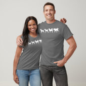 Dog Evolution cadeau familie T-shirt (Unisex)
