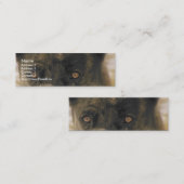 Dog Eyes Mini Visitekaartje (Voorkant / Achterkant)