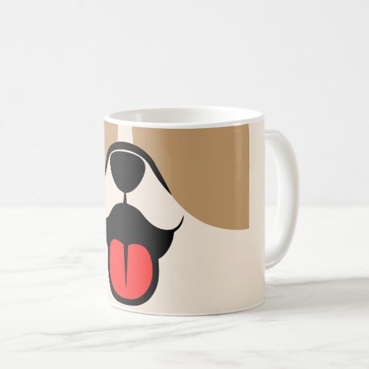 Dog Face Koffiemok (Voorkant rechts)