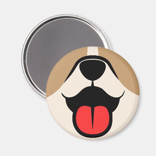 Dog Face Magneet (Voorkant / Achterkant)