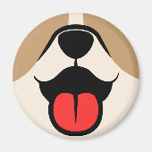 Dog Face Magneet (Voorkant)