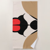 Dog Face Strandlaken (Voorkant)