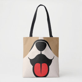 Dog Face Tote Bag