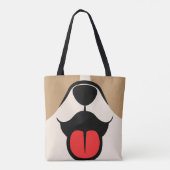 Dog Face Tote Bag (Achterkant)