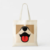 Dog Face Tote Bag (Achterkant)