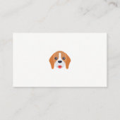 Dog Face Visitekaartje (Achterkant)