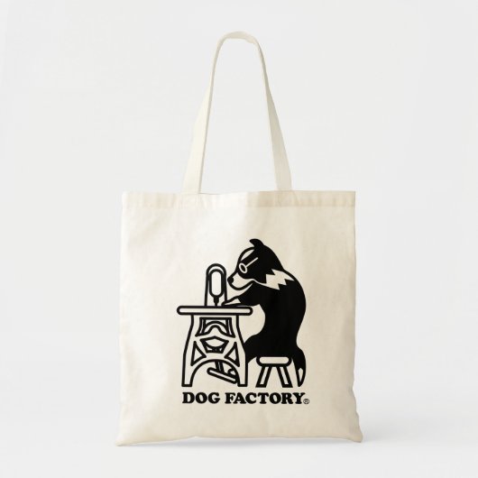 DOG FACTORY オリジナルロゴバッグ TOTE BAG (Voorkant)