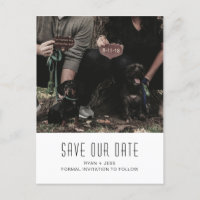 Dog Family Photo Unique Save the Date