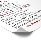 Dog Farewell, voor altijd op mijn hart Poster (Hoek)