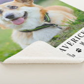 Dog Favoriete Hallo Hardste Vaarwel foto Sherpa Deken (3/4)