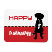 Dog Feeding Magnet - Heb je de hond gevoerd? Magneet (Horizontaal)