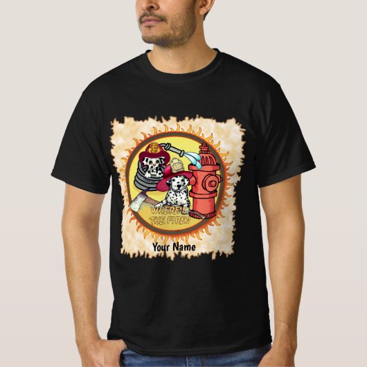 Dog Firefighters T-shirt (Voorkant)
