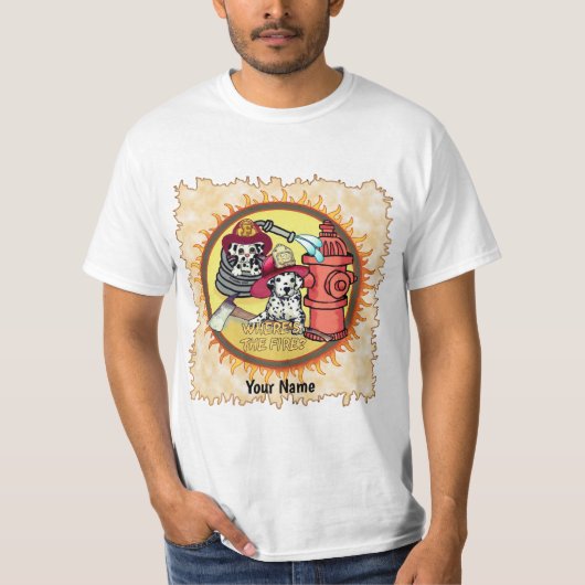 Dog Firefighters T-shirt (Voorkant)