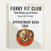 Dog Fitness & oefening Bedrijfs Benoeming Planner (Voorkant)