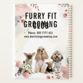 Dog Fitness & oefening Bedrijfs Benoeming Planner (Achterkant)