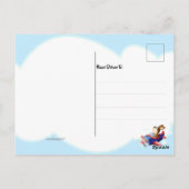 Dog Flying Briefkaart (Achterkant)