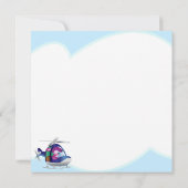 Dog Flying Helikopter Kaart (Achterkant)